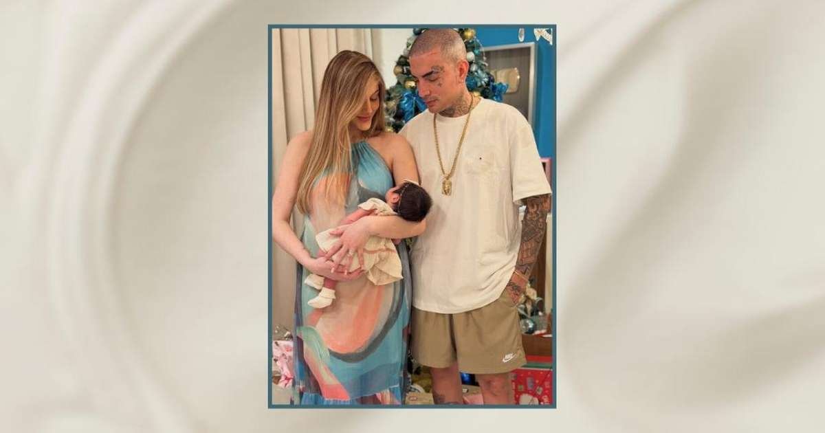 Imagem da filha de MC Guimê, Yarin, que foi diagnosticada com APLV