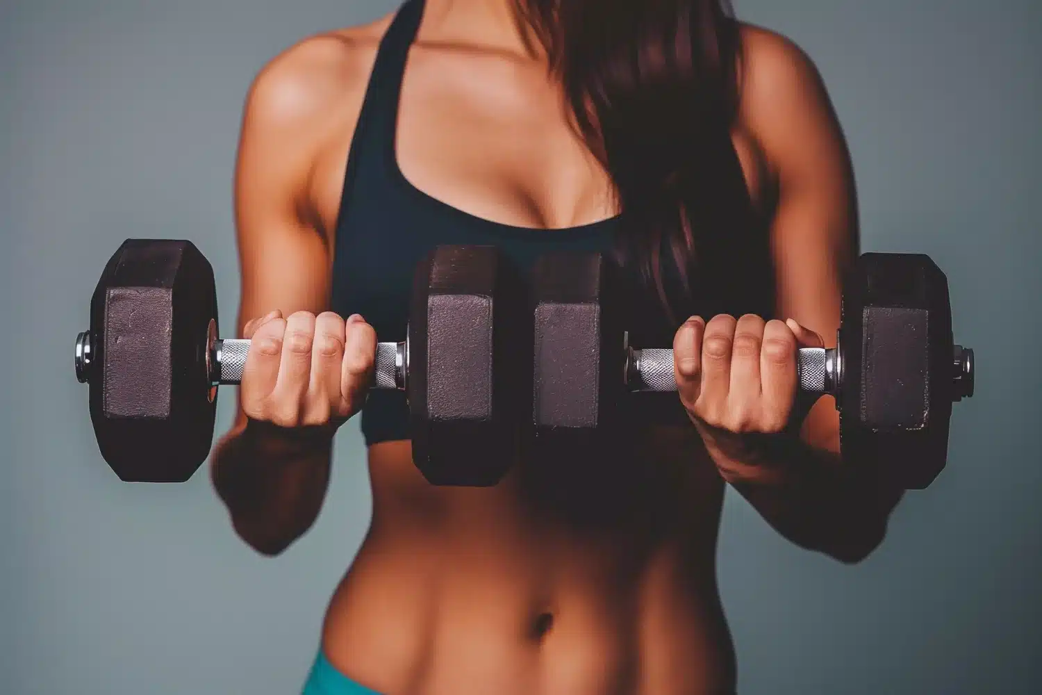 Prato saudável com alimentos ricos em proteínas, carboidratos complexos e gorduras saudáveis para hipertrofia muscular